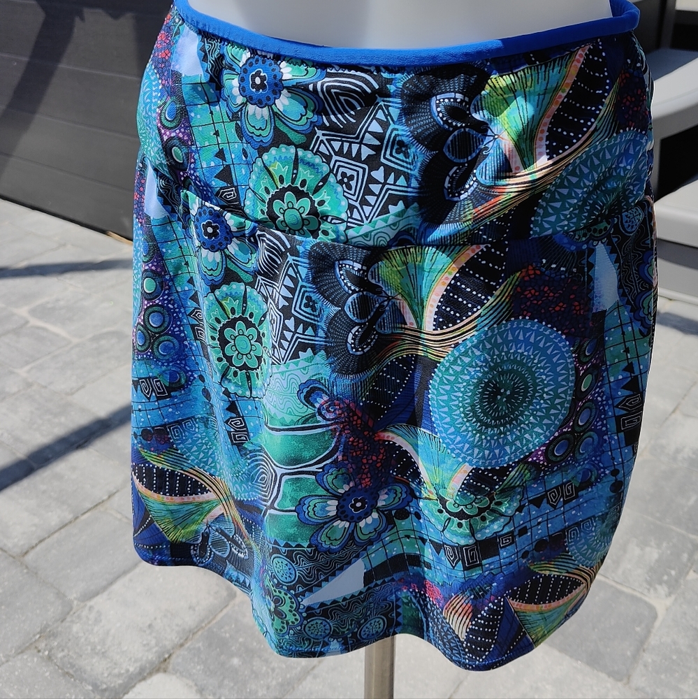 Bolder Athletics Sparkle Skirt | Skort Multicolor Comfy Size Small Zipper Pocket
